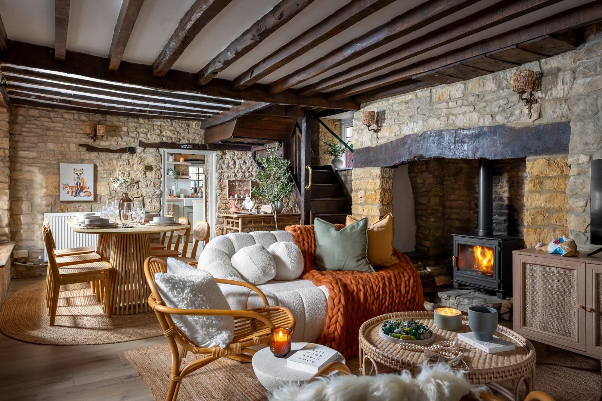 Bourton Scandi Chic Authentic Cottage Eksteriør bilde